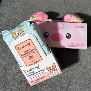 The Crème Shop Makeup Removing Wipes - Moisturizing Peach